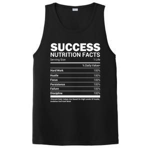 Success Nutrition Facts Funny Entrepreneur Motivation Gift PosiCharge Competitor Tank