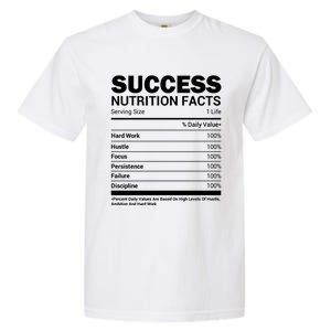 Success Nutrition Facts Funny Entrepreneur Motivation Gift Garment-Dyed Heavyweight T-Shirt