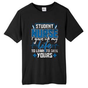 Student Nurse Funny Gift Stethoscope Medicine Gift Tall Fusion ChromaSoft Performance T-Shirt