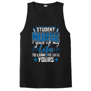 Student Nurse Funny Gift Stethoscope Medicine Gift PosiCharge Competitor Tank