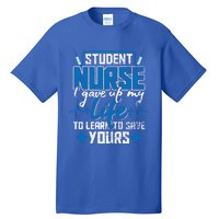 Student Nurse Funny Gift Stethoscope Medicine Gift Tall T-Shirt