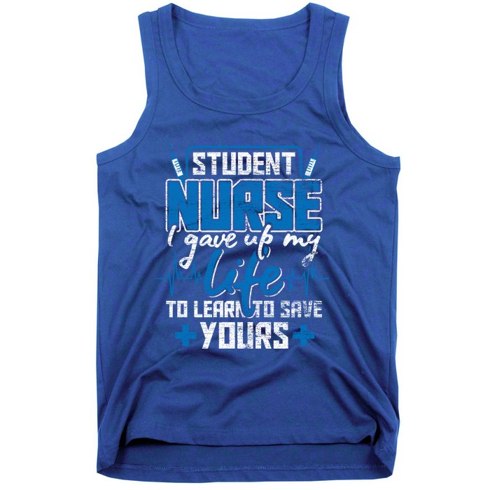 Student Nurse Funny Gift Stethoscope Medicine Gift Tank Top