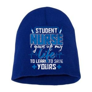 Student Nurse Funny Gift Stethoscope Medicine Gift Short Acrylic Beanie