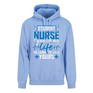 Student Nurse Funny Gift Stethoscope Medicine Gift Unisex Surf Hoodie