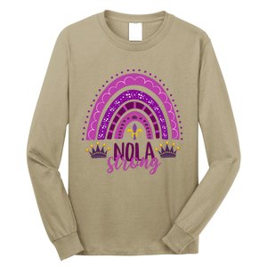 Support Never Forget Nola Orleans Strong Long Sleeve Shirt