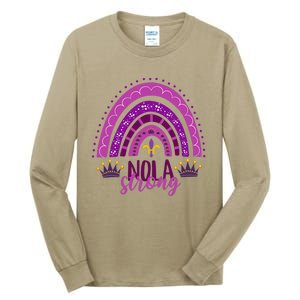 Support Never Forget Nola Orleans Strong Tall Long Sleeve T-Shirt