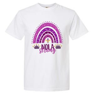 Support Never Forget Nola Orleans Strong Garment-Dyed Heavyweight T-Shirt