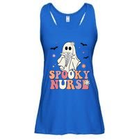 Spooky Nurse Ghost Halloween Groovy Retro Boo Boo Crew Nurse Funny Gift Ladies Essential Flowy Tank