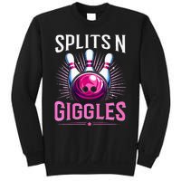 Splits N Giggles Funny Bowling Team Bowler Sports Player Sweatshirt