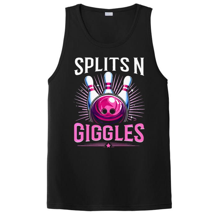 Splits N Giggles Funny Bowling Team Bowler Sports Player PosiCharge Competitor Tank