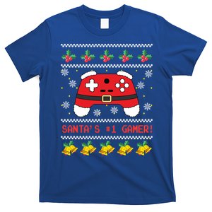 SantaS N1 Gamer Santa Claus Controller Xmas Video Gamer Cute Gift T-Shirt