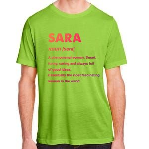 Sara Name Gift Adult ChromaSoft Performance T-Shirt