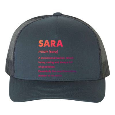 Sara Name Gift Yupoong Adult 5-Panel Trucker Hat