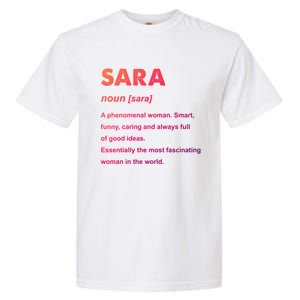 Sara Name Gift Garment-Dyed Heavyweight T-Shirt