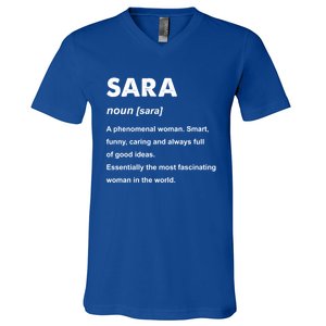 Sara Name Gift V-Neck T-Shirt