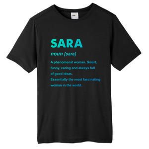 Sara Name Gift Tall Fusion ChromaSoft Performance T-Shirt