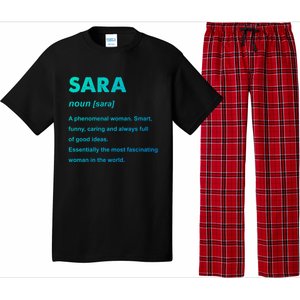 Sara Name Gift Pajama Set