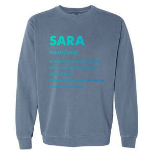 Sara Name Gift Garment-Dyed Sweatshirt