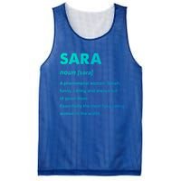 Sara Name Gift Mesh Reversible Basketball Jersey Tank