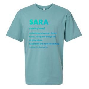 Sara Name Gift Sueded Cloud Jersey T-Shirt