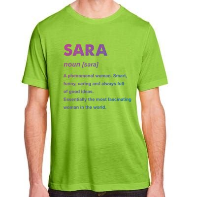 Sara Name Gift Adult ChromaSoft Performance T-Shirt