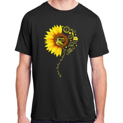 Sunflower National Guard Mom National Guard Graduation Mom Adult ChromaSoft Performance T-Shirt