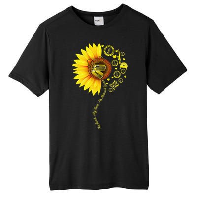 Sunflower National Guard Mom National Guard Graduation Mom Tall Fusion ChromaSoft Performance T-Shirt