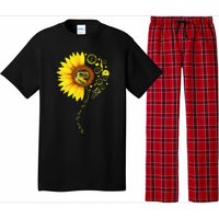 Sunflower National Guard Mom National Guard Graduation Mom Pajama Set