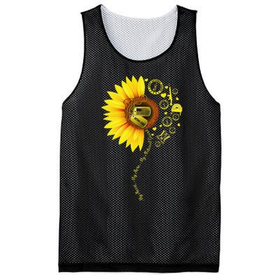 Sunflower National Guard Mom National Guard Graduation Mom Mesh Reversible Basketball Jersey Tank