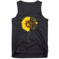 Sunflower National Guard Mom National Guard Graduation Mom Tank Top