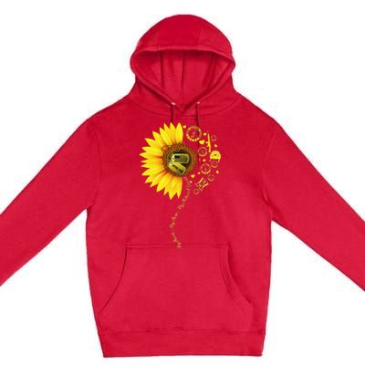 Sunflower National Guard Mom National Guard Graduation Mom Premium Pullover Hoodie