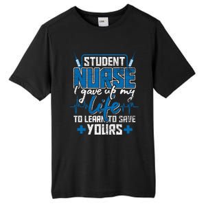 Student Nurse Gift Stethoscope Medicine Gift Tall Fusion ChromaSoft Performance T-Shirt