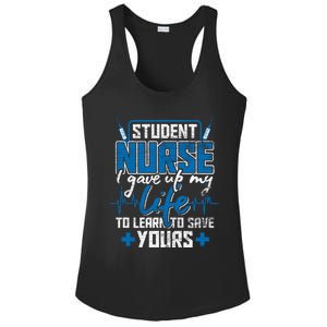 Student Nurse Gift Stethoscope Medicine Gift Ladies PosiCharge Competitor Racerback Tank