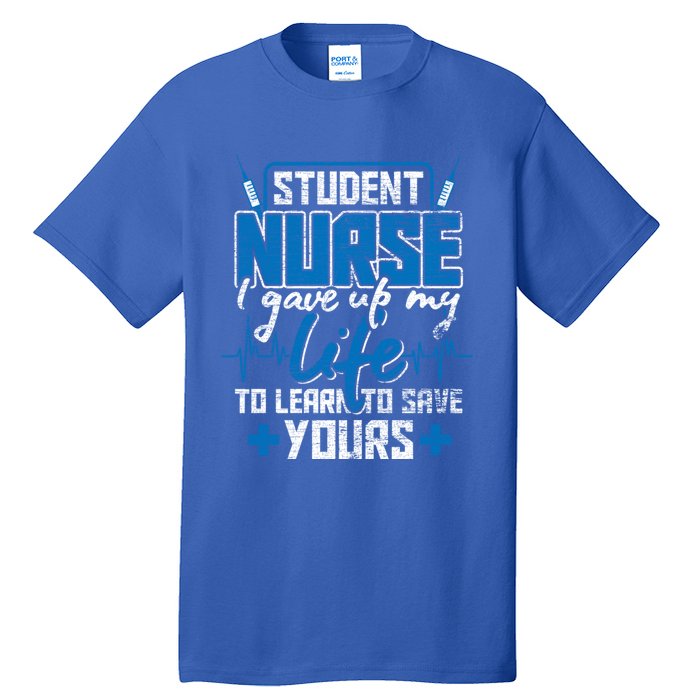 Student Nurse Gift Stethoscope Medicine Gift Tall T-Shirt