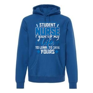 Student Nurse Gift Stethoscope Medicine Gift Premium Hoodie