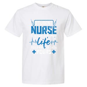 Student Nurse Gift Stethoscope Medicine Gift Garment-Dyed Heavyweight T-Shirt