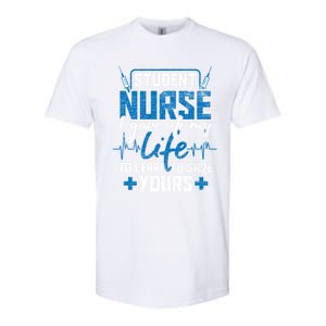 Student Nurse Gift Stethoscope Medicine Gift Softstyle CVC T-Shirt