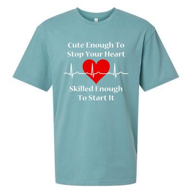 Skilled Nursing Gift Medical School Student Nurse Hospital Gift Sueded Cloud Jersey T-Shirt