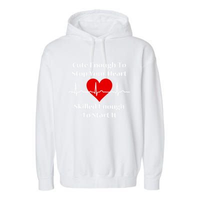 Skilled Nursing Gift Medical School Student Nurse Hospital Gift Garment-Dyed Fleece Hoodie