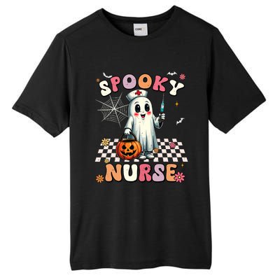 Spooky Nurse Ghost Halloween Cute Groovy Nursing Halloween Tall Fusion ChromaSoft Performance T-Shirt