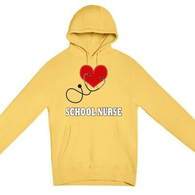 School Nurse Great Gift Premium Pullover Hoodie