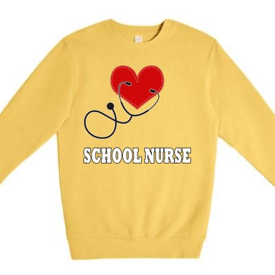 School Nurse Great Gift Premium Crewneck Sweatshirt