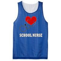 School Nurse Great Gift Mesh Reversible Basketball Jersey Tank