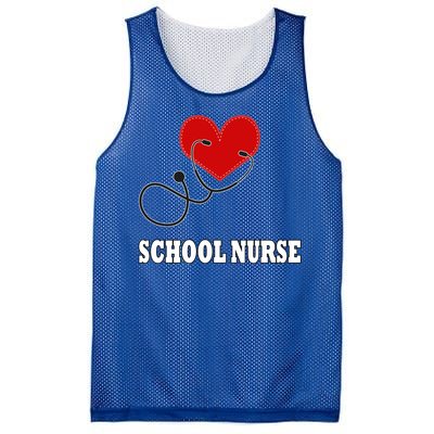 School Nurse Great Gift Mesh Reversible Basketball Jersey Tank