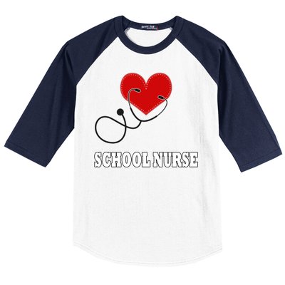 School Nurse Great Gift Baseball Sleeve Shirt