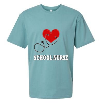 School Nurse Great Gift Sueded Cloud Jersey T-Shirt