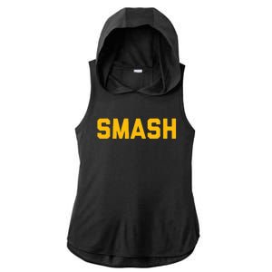 Smash Nashville Gold Smashville Ladies PosiCharge Tri-Blend Wicking Draft Hoodie Tank