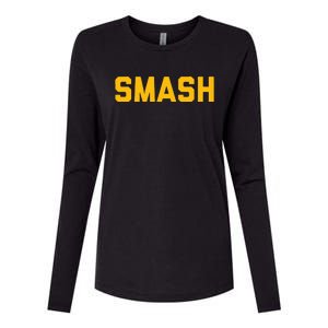 Smash Nashville Gold Smashville Womens Cotton Relaxed Long Sleeve T-Shirt