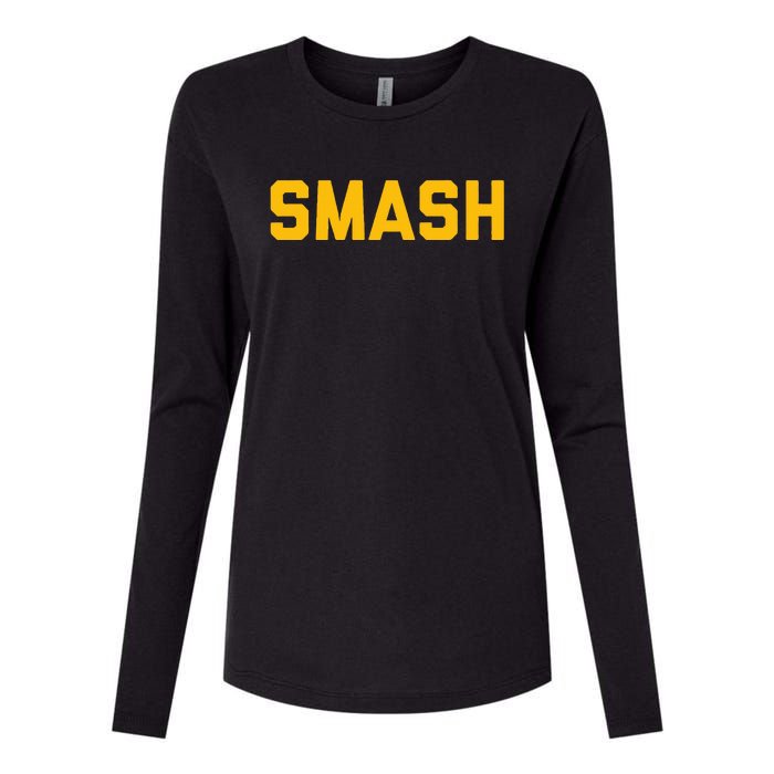 Smash Nashville Gold Smashville Womens Cotton Relaxed Long Sleeve T-Shirt