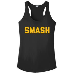 Smash Nashville Gold Smashville Ladies PosiCharge Competitor Racerback Tank